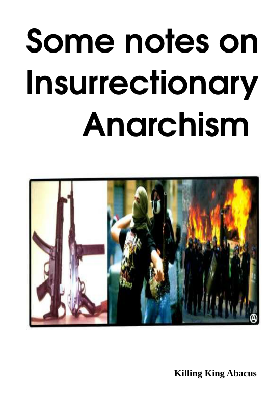 Some notes on Insurrectionary Anarchism  Killing King Abacus 